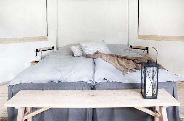 Scandinavisk design i vildmarksteltene i Grønland - Fotograf: World Of Greenland