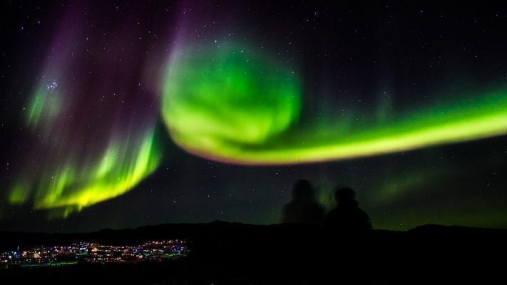 Nordlys danser på himlen over Grønland - Fotograf: Kim Schytz