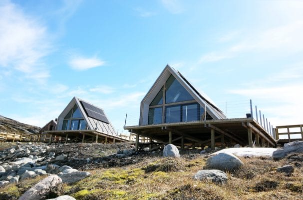 Hytterne ved Ilimanaq Lodge i Grønland - Fotograf: Grønlands Rejsebureau
