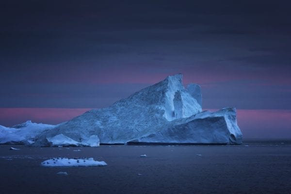 Smukt isbjerg i Diskobugten - Fotograf: Stian Klo - Visit Greenland