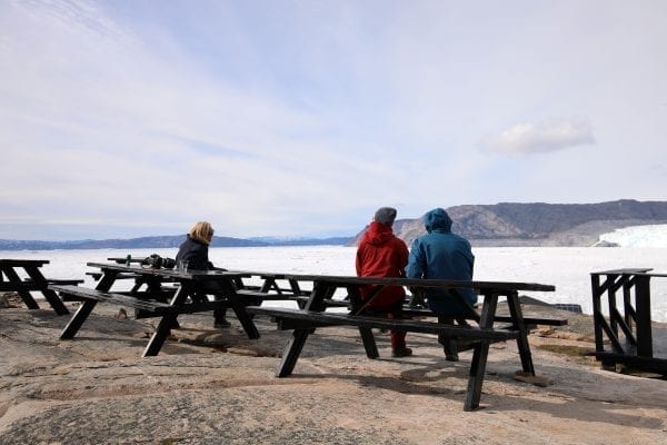 Nyd Udsigten Til Eqi Gletsjeren - Fotograf: Grønlands Rejsebureau