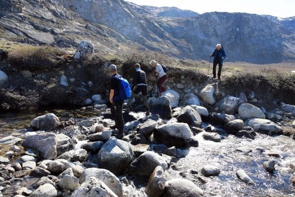 Udflugt i området ved Eqi - Fotograf: Grønlands Rejsebureau