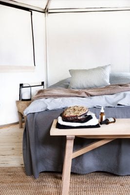 Det nordiske design i vildmarksteltene er flot og simpelt - Fotograf: World of Greenland